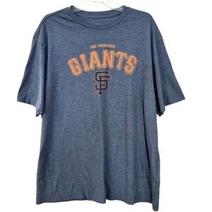 San Francisco Giants MLB Tshirt Adult XXL Gray Baseball Crew Neck Active Workout
